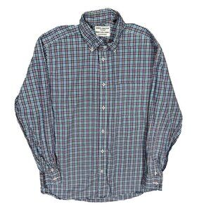 Spier & Mackay Dress Shirt Handmade Plaid Button Down Cotton 15.5 Medium
